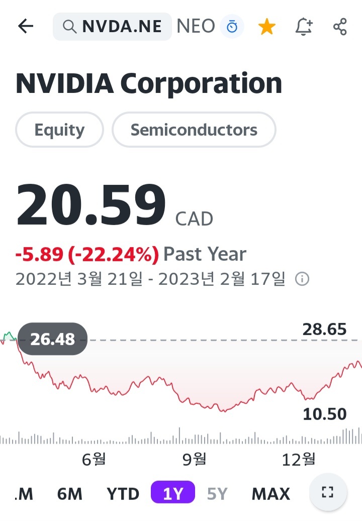 엔비디아(NVDA.NE): CDR로 2