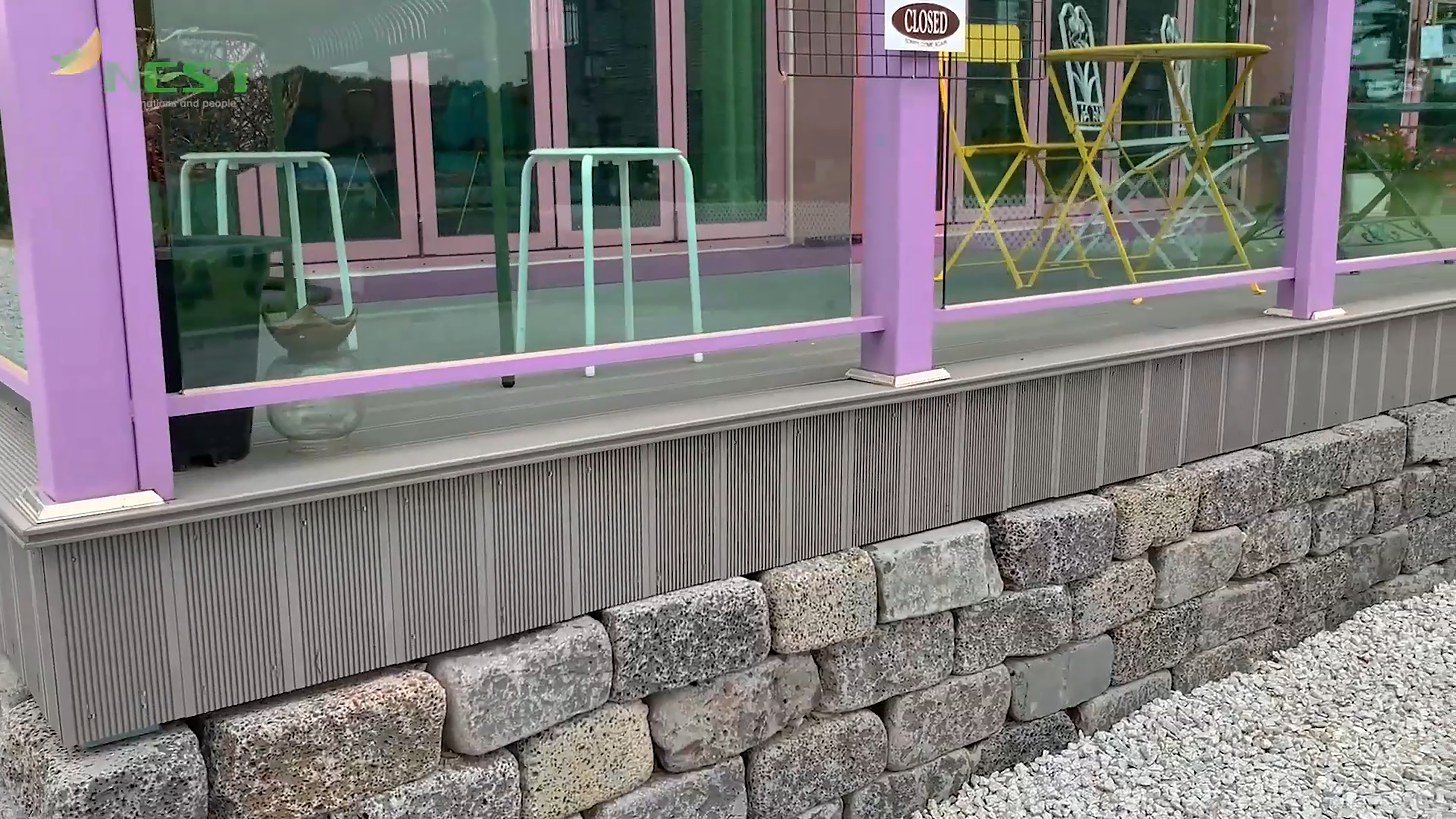  카페 합성목재 데크 시공 비용 모두 공개
