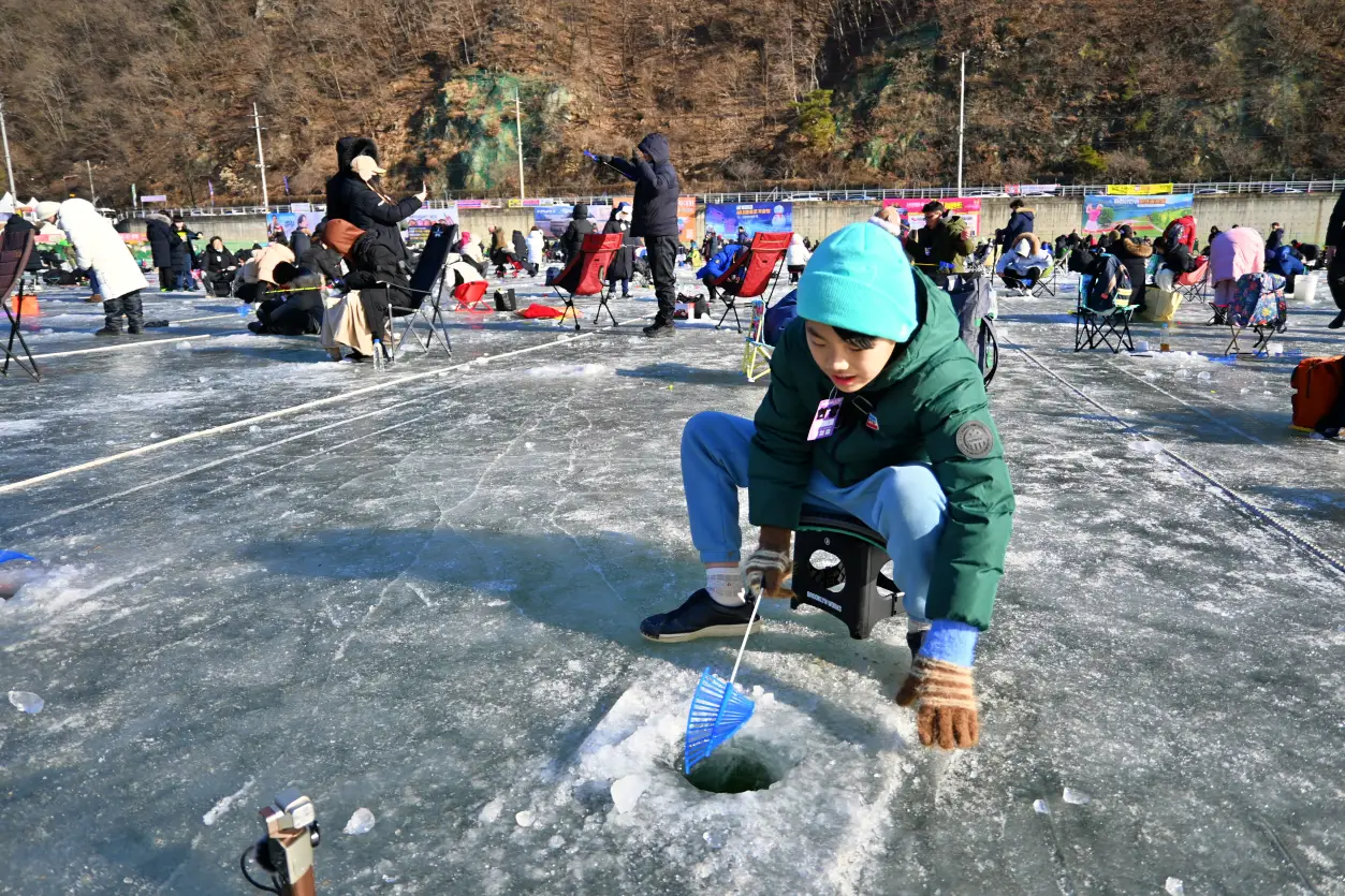 화천 산천어 축제 아이들과 함께한 얼음낚시 후기 사진 5