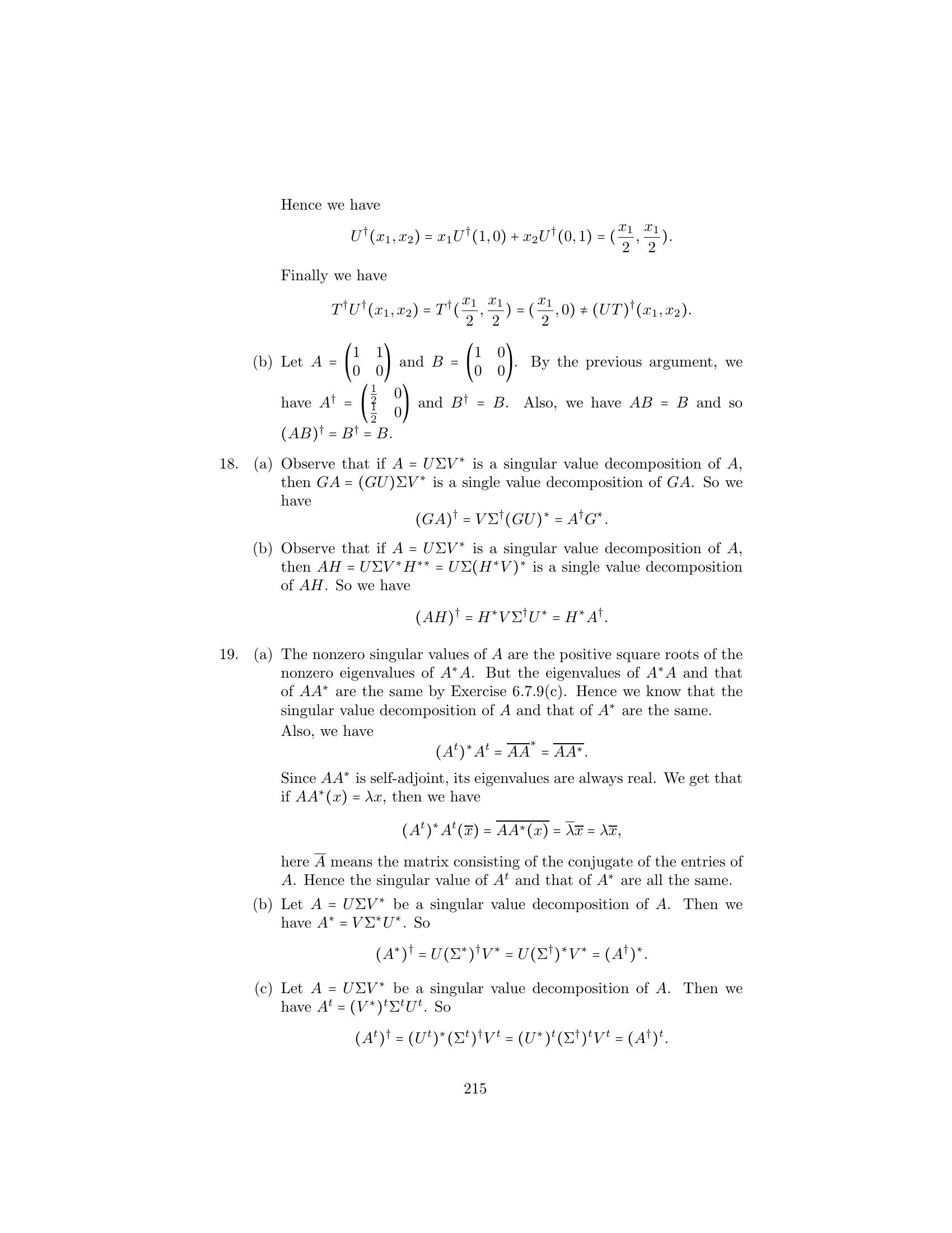 Solutions To Linear Algebra Stephen H Friedberg Fourth Edition Chapter 6