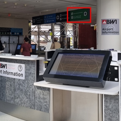 BWI International Airport 내부 모습