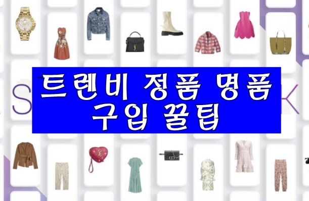  트렌비 최저가 정품 명품 구입하는 팁