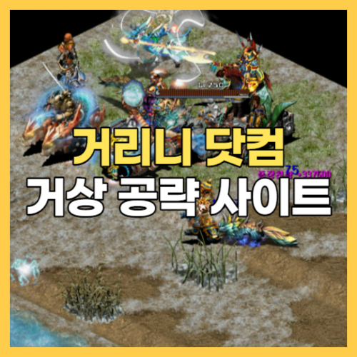  거리니닷컴 거상 초보자 사이트 바로가기