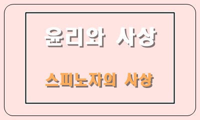  스피노자가 강조하는 삶의 태도, 사상