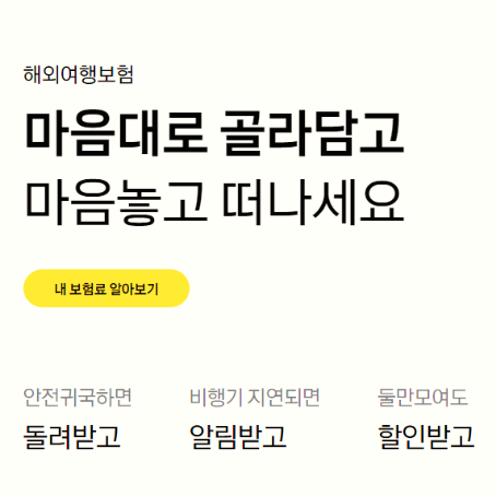  카카오 여행자보험 비용은 어떻게 될까?