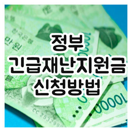  정부 긴급재난지원금 신청