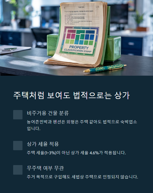 주택처럼 보여도 법적으로는 상가