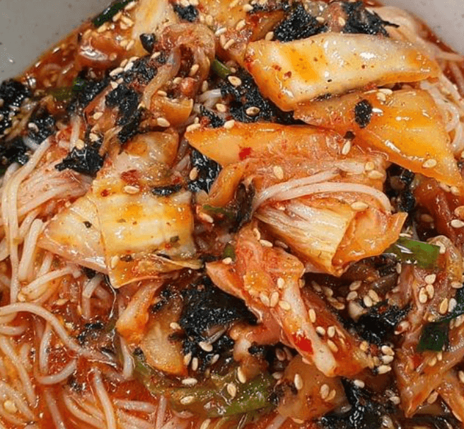 생활의달인 해물전 비빔국수 뚝도시장 40년 전통