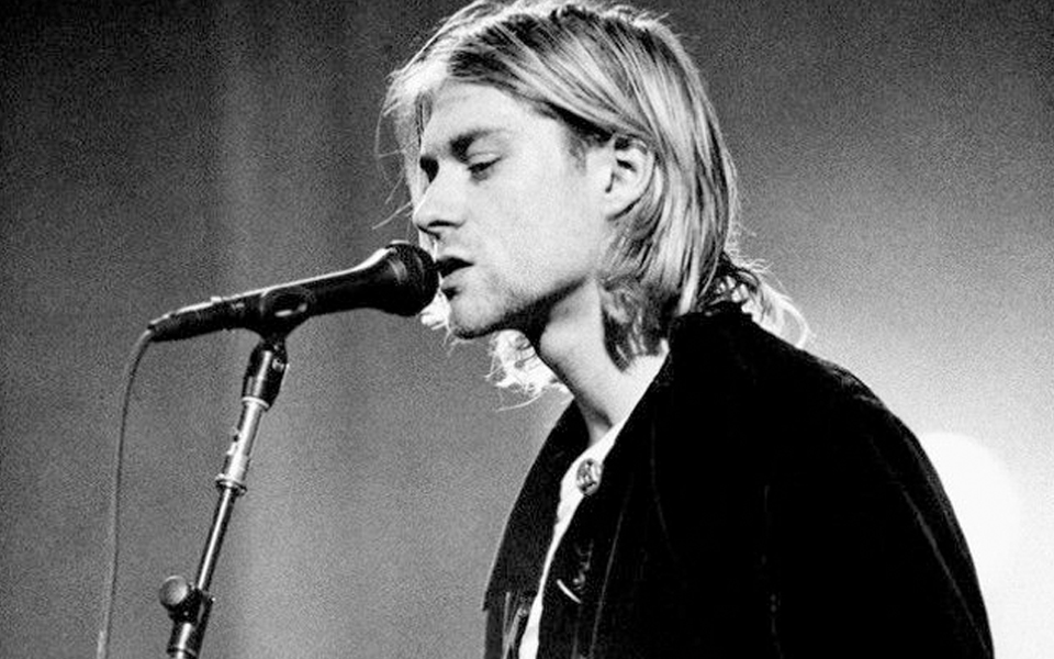  미국의 전설적인 아티스트 Nirvana의 Kurt Cobain