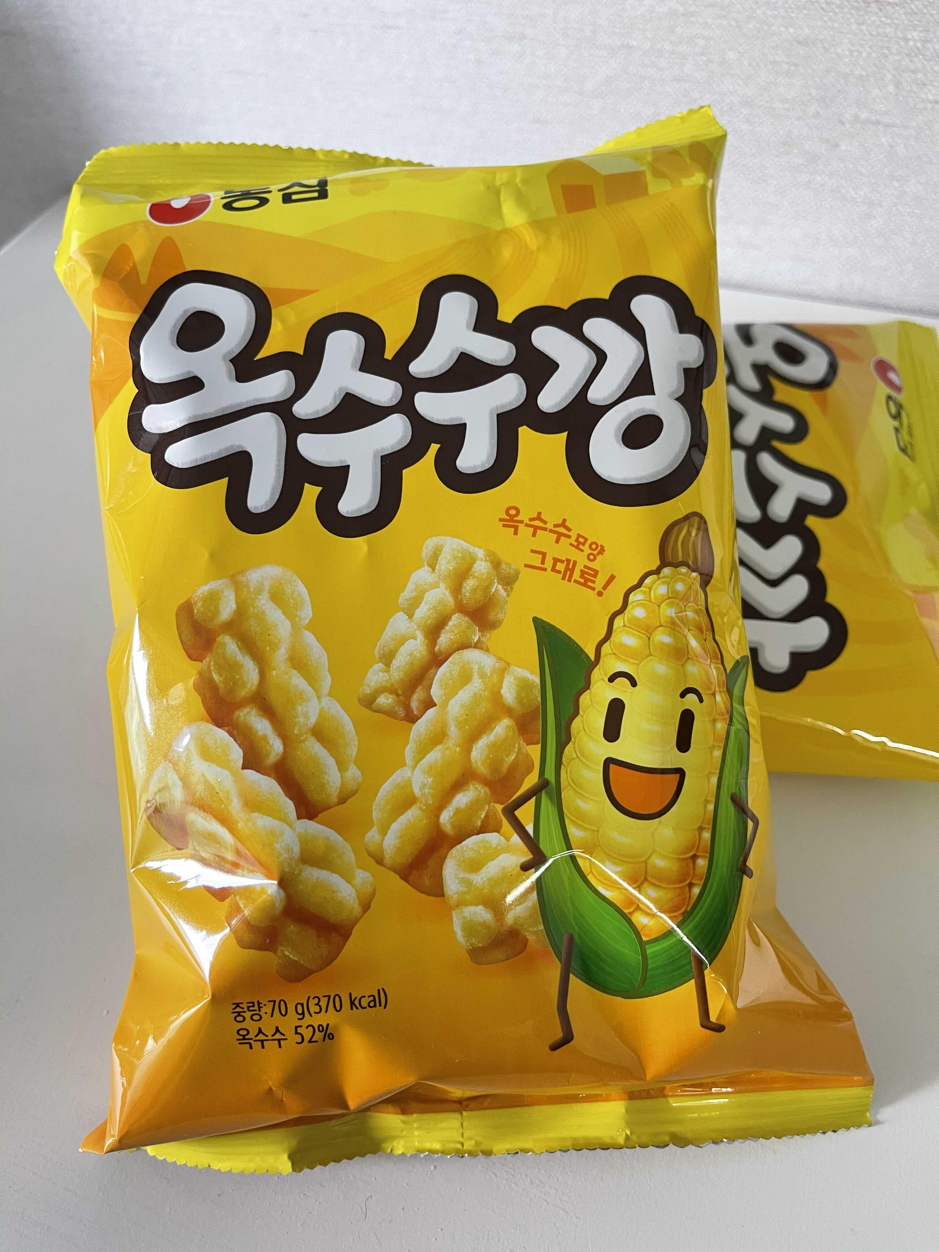  농심 옥수수깡 요즘 내 최애 과자