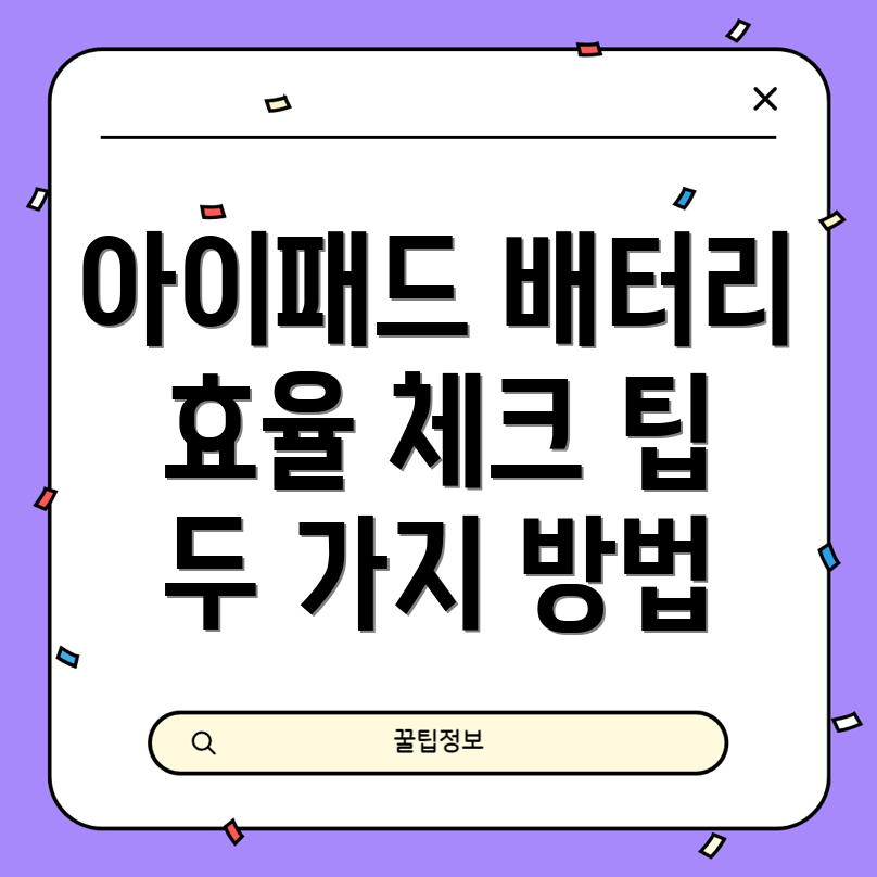 아이패드 배터리 성능