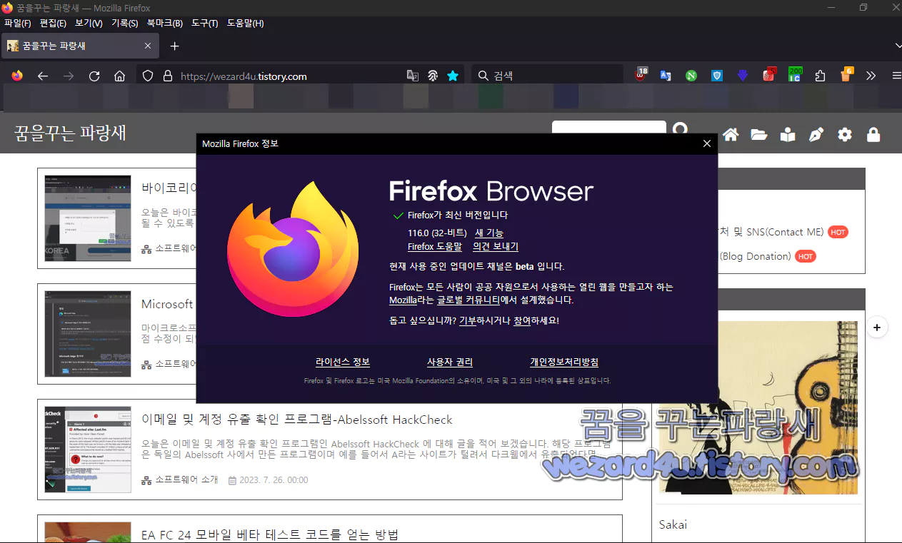 파이어폭스 116.0