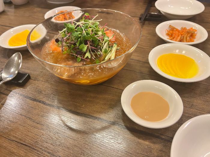 중국식 냉면과 땅콩소스