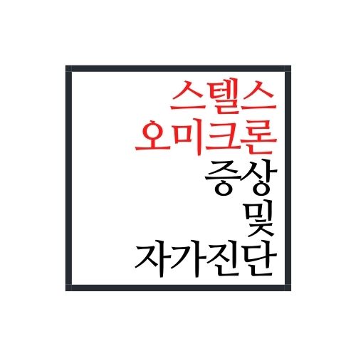  스텔스오미크론 증상 및 스텔스오미크론 자가진단 알아보자