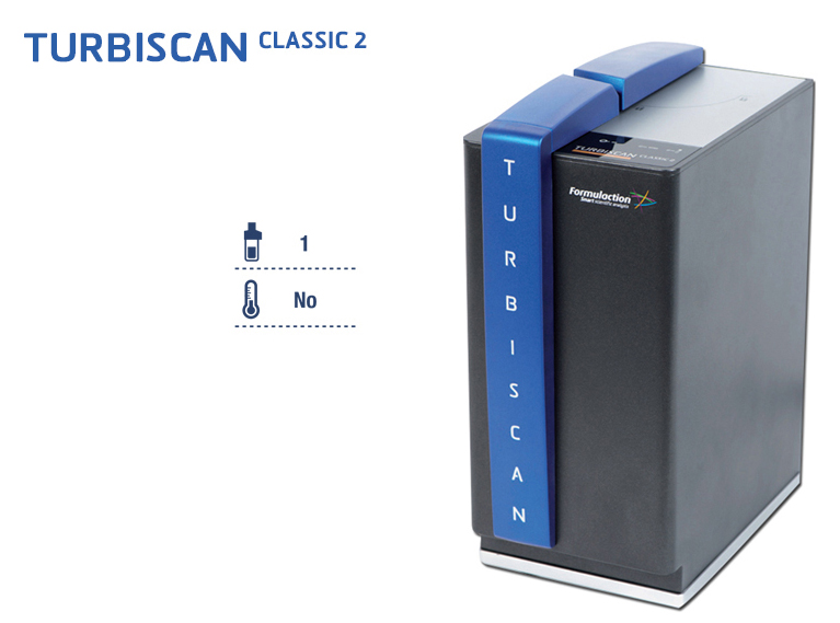  분산안정성 유화안정성 TURBISCAN CLASSIC2