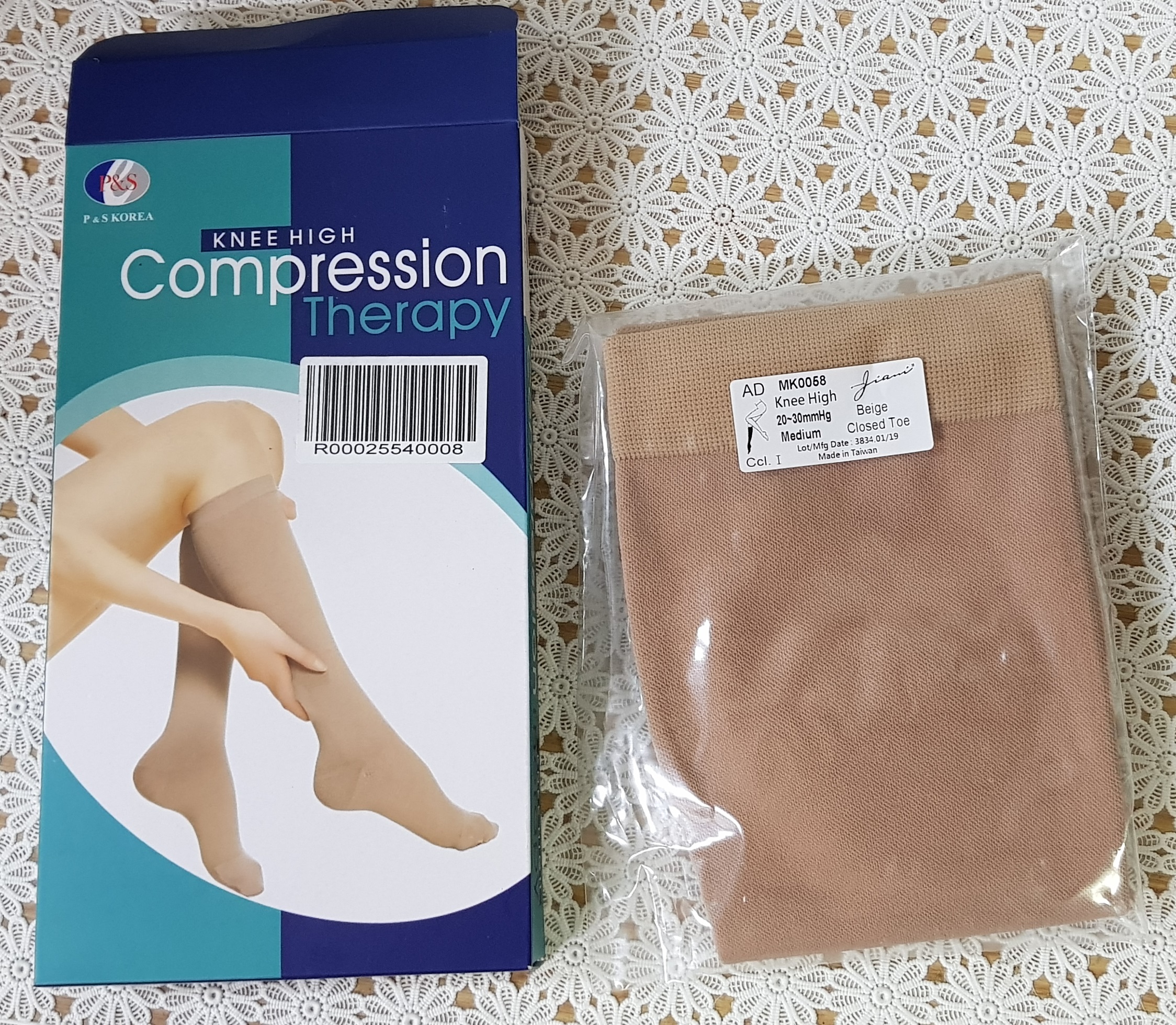  하지정맥류 의료용 압박스타킹 혈액순환 효과