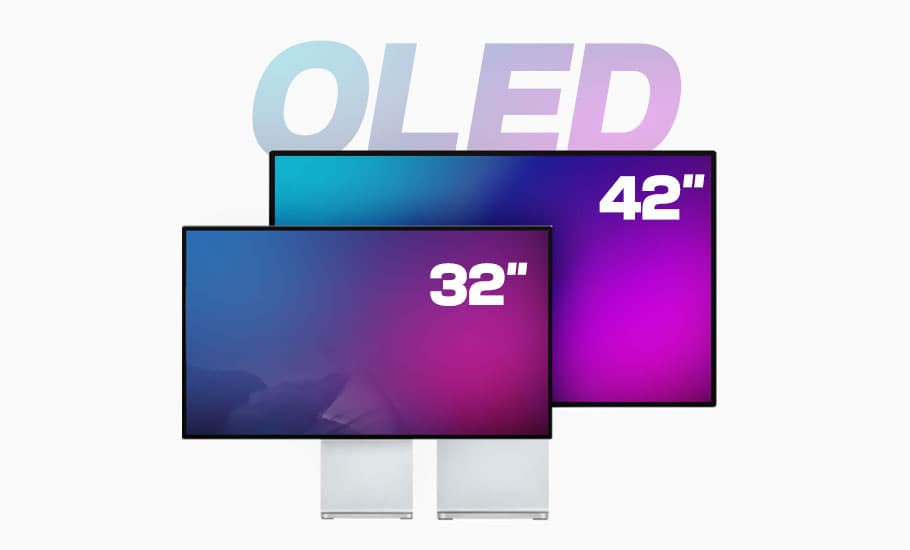에플 32인치&#44; 42인치 OLED 디스플레이 개발 중