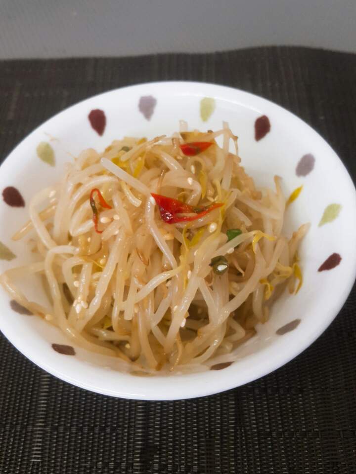  숙주나물 데치기 - 물에 데치지 마세요~