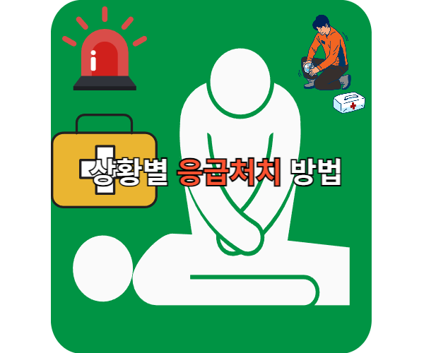 상황별 응급처치 방법