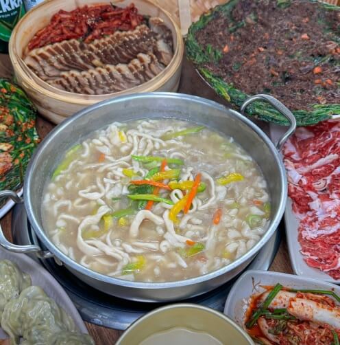오늘N 할매식당 강경원조 동탄 멸치 손칼국수 맛집 대한이네손칼국수