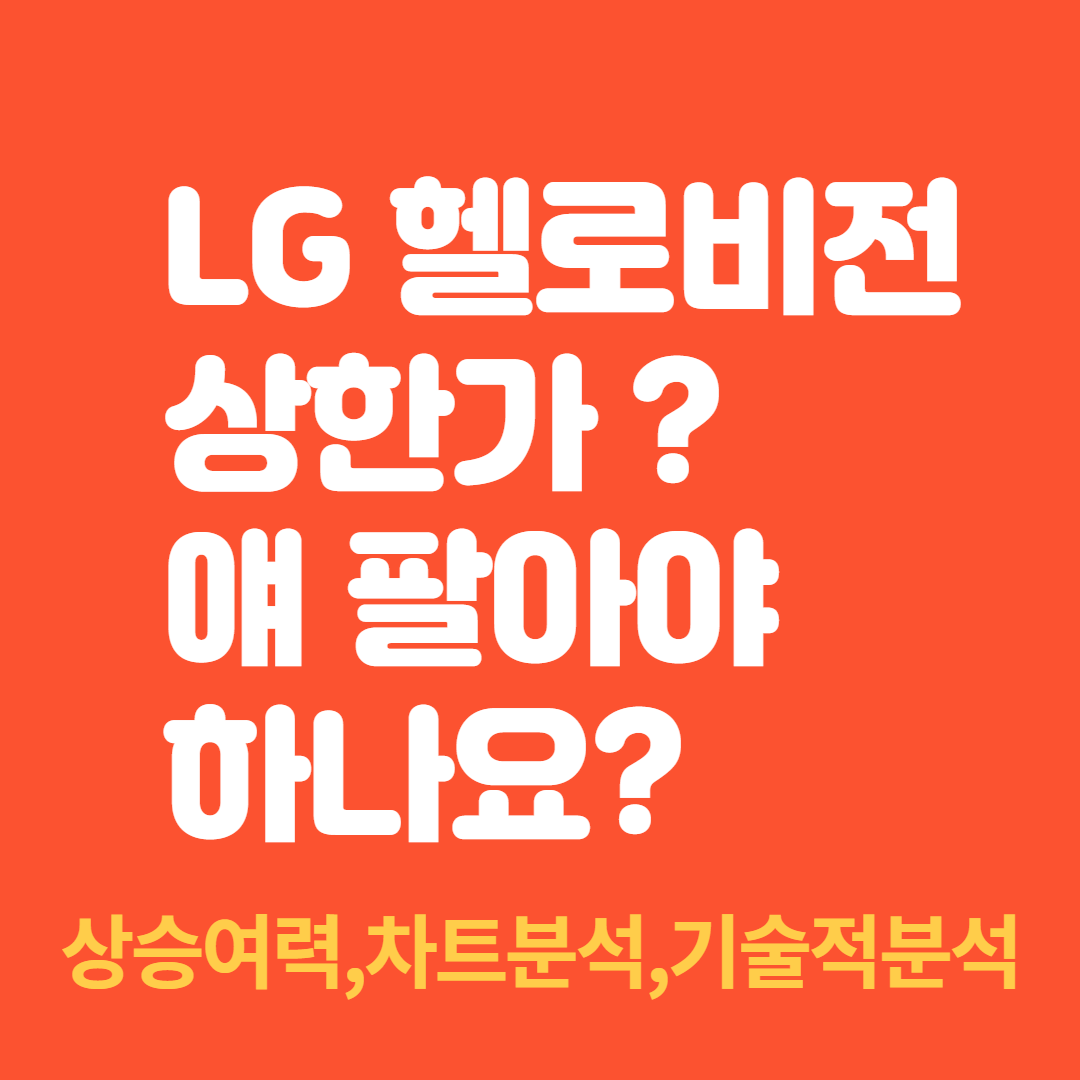  LG헬로비전 차트분석 호재 상한가