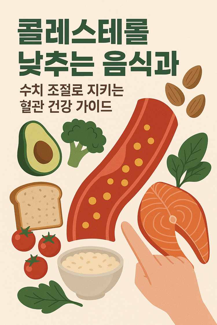 콜레스테롤 낮추는 음식과 식습관
