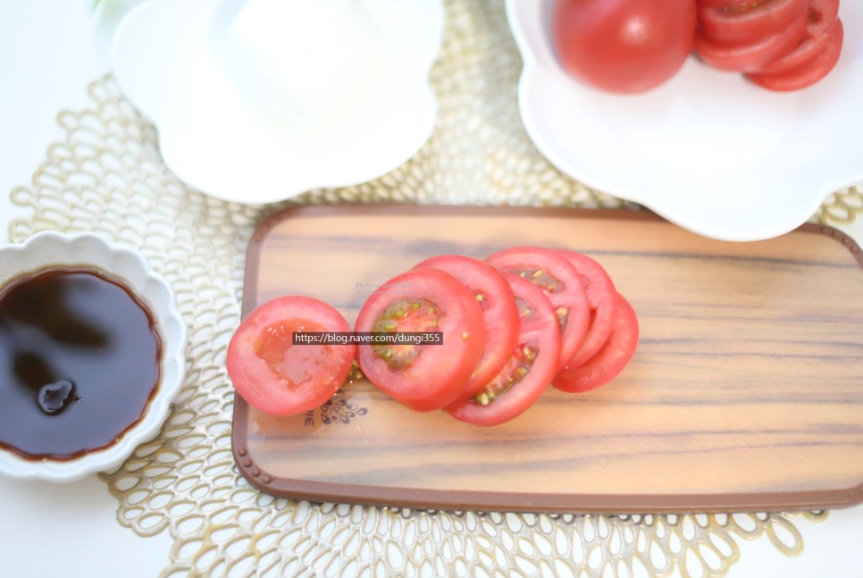 토마토 샐러드 소스 토마토 카프레제 19