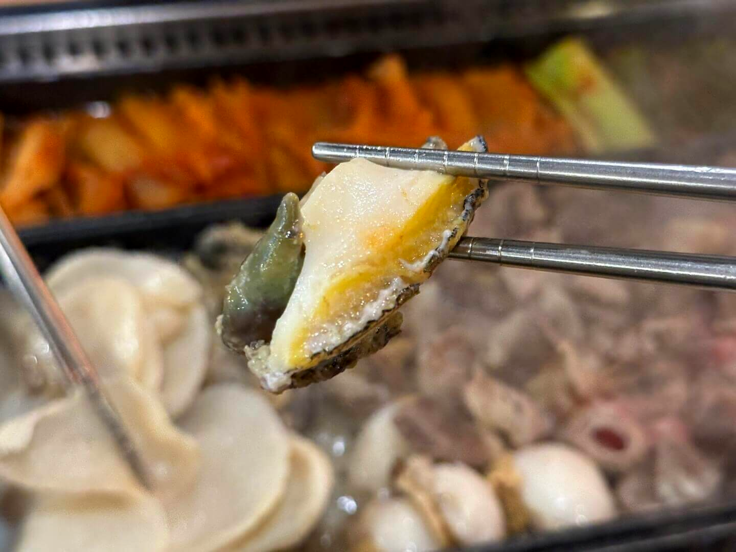관자와 우삼겹 그리고 전복씨
