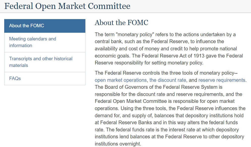 FOMC-연방공개시장위원회