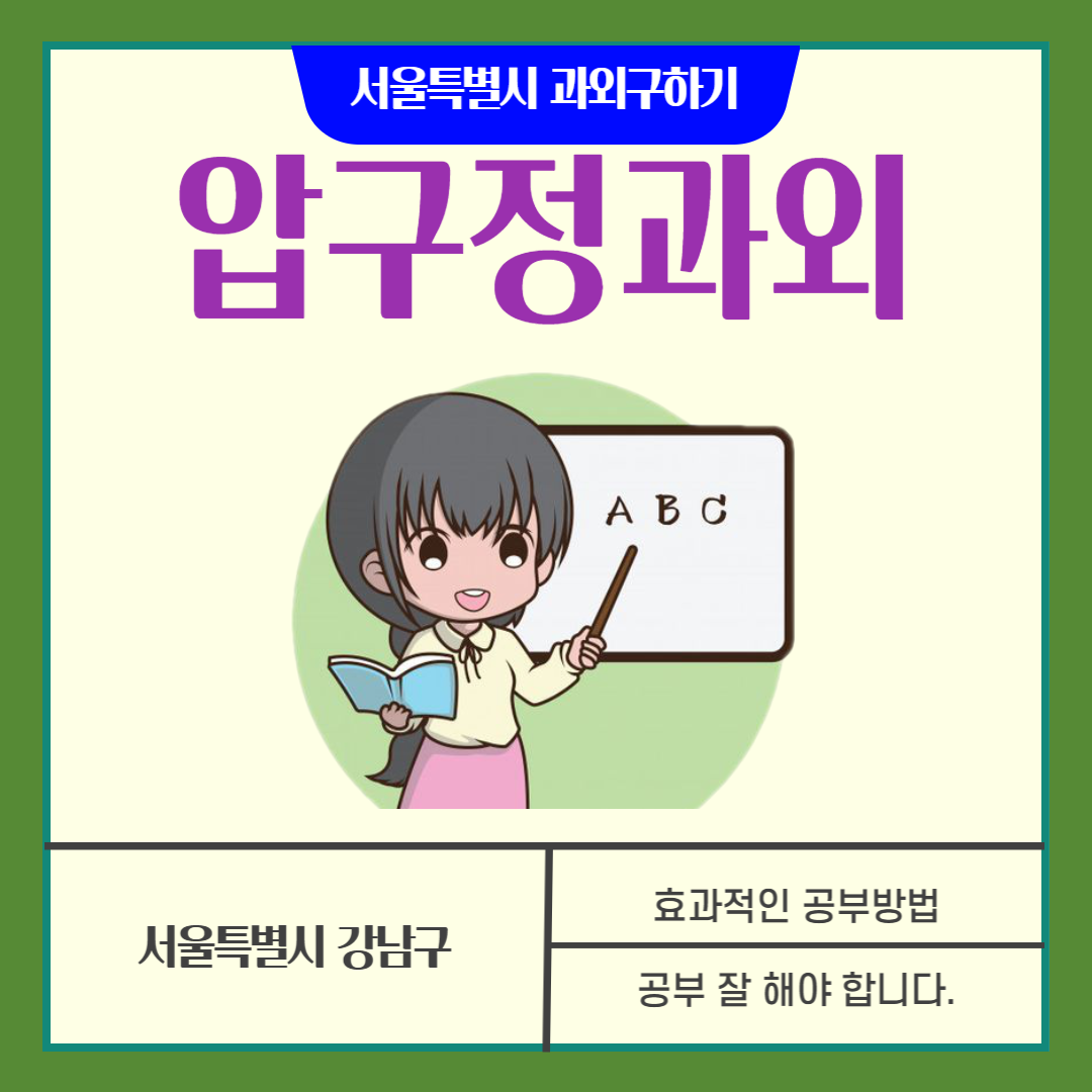  압구정과외 고등학생 국어 영어 수학 내신관리 성적올리는 확실한 선생님 수업