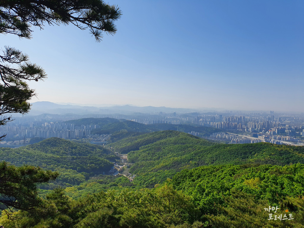 광교산 형제봉 풍경