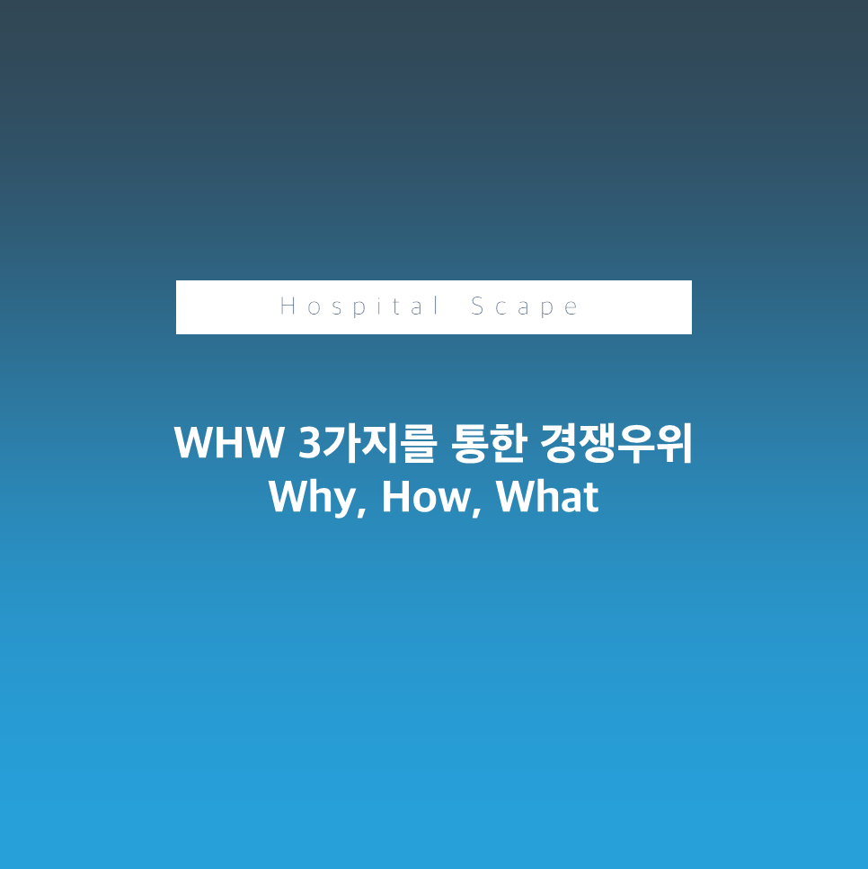 WHW-Why How What-병원 경쟁력-병원 경쟁우위-마케팅