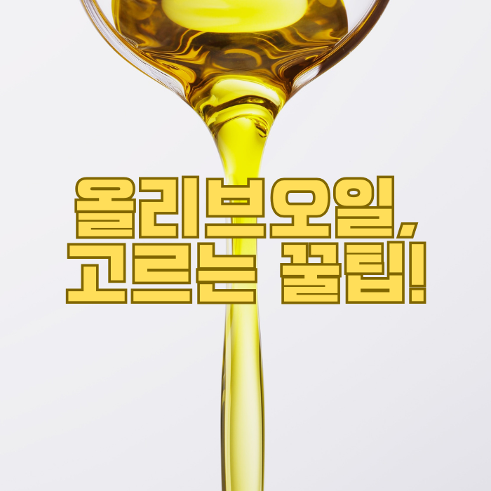 제페토링 올리브오일 고르는 꿀팁