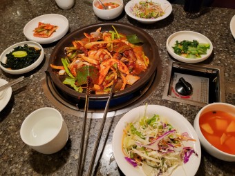 오징어불고기백반