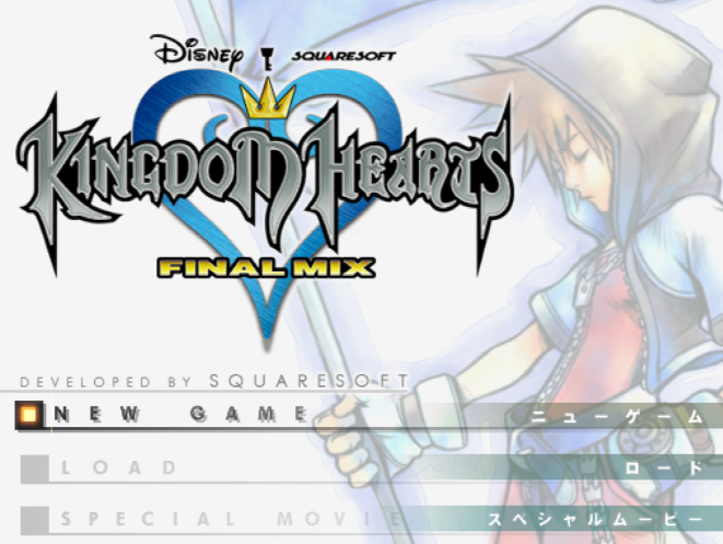  스퀘어 / 액션 RPG - 킹덤 하츠 파이널 믹스 キングダム ハーツ ファイナル ミックス - Kingdom Hearts Final Mix (PS2 - iso 다운로드)