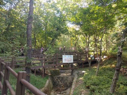  계양구 산림욕장 계양산 힐링로드(A형 간염 치료 산책길)