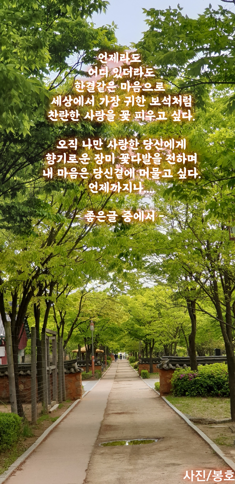 [좋은글] 언제까지나...머물고 싶은 좋은글