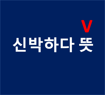  신박하다 뜻