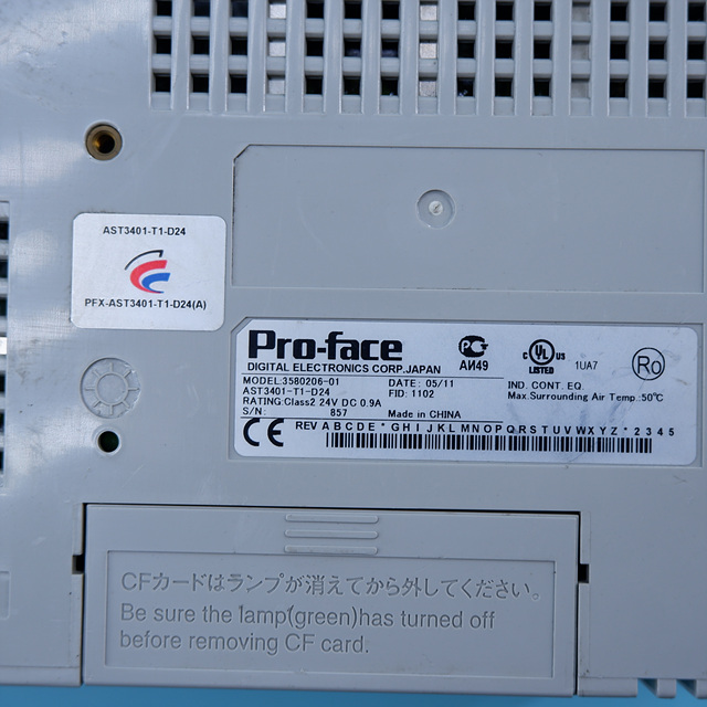 AST3401-T1-D24 3580206-01 [DISPLAY] DIGITAL PRO-FACE DISPLAY AST3401 T1 ...