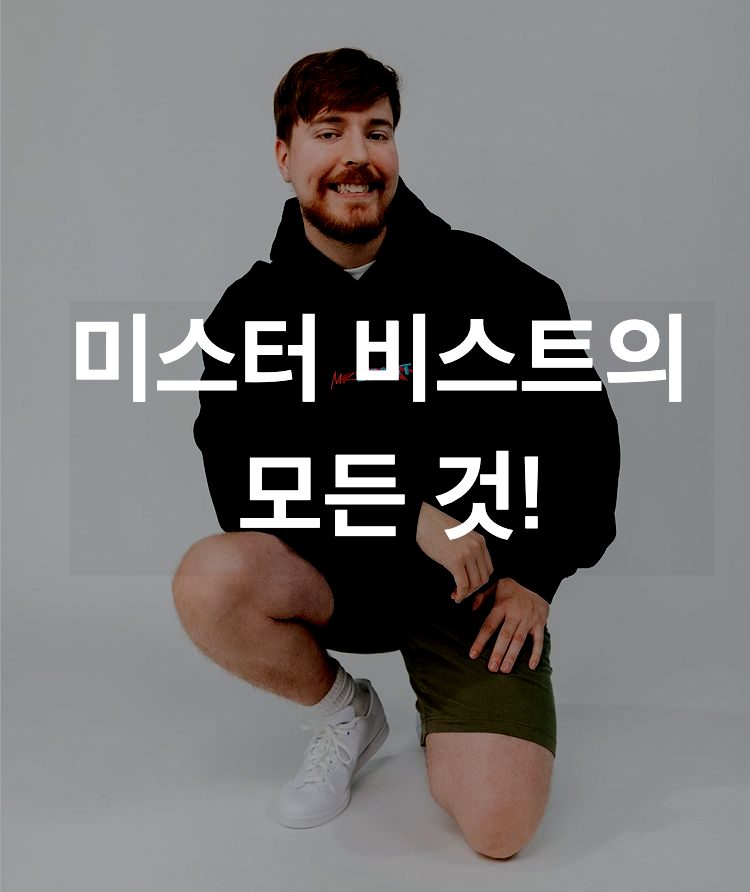  미스터 비스트 Mr.Beast 재산 및 수입, 자선 활동 정보