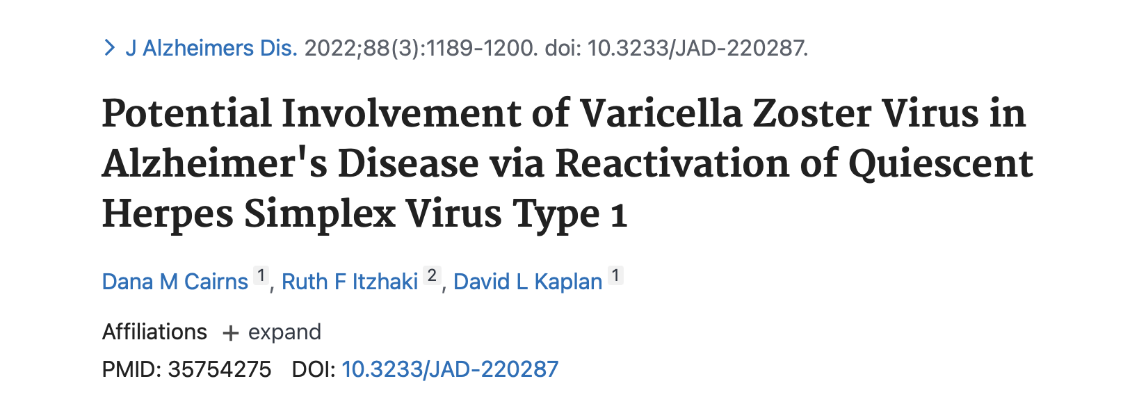 VZV가-HSV-1-증가시켜-아밀로이드-베타-증가시킨다는-논문-제목-이미지