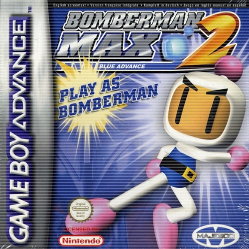  고전게임, 봄버맨 맥스2 블루 어드밴스(Bomberman Max 2 Blue Advance) 바로플레이, 게임보이 어드밴스 GBA 콘솔게임