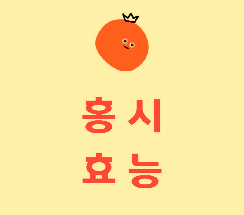  홍시 효능 무엇인가?