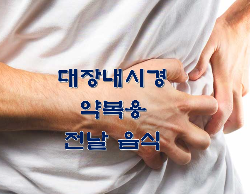  대장내시경 약복용 전날 음식