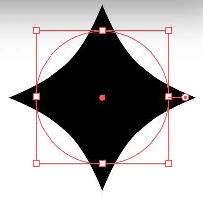 아직 원 모양의 패스