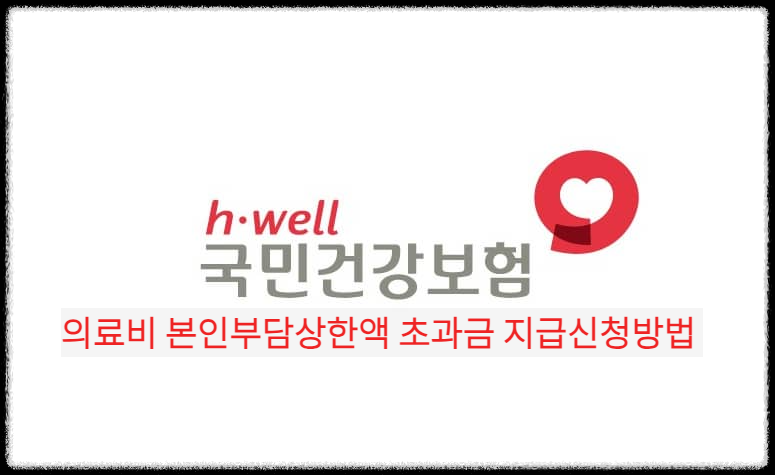  국민건강보험 의료비 본인부담상한액 초과금 조회 및 지급신청방법