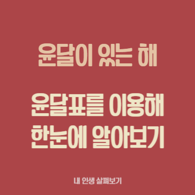 윤달있는해
