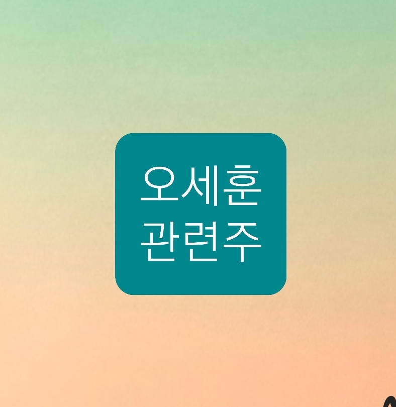  오세훈 관련주 