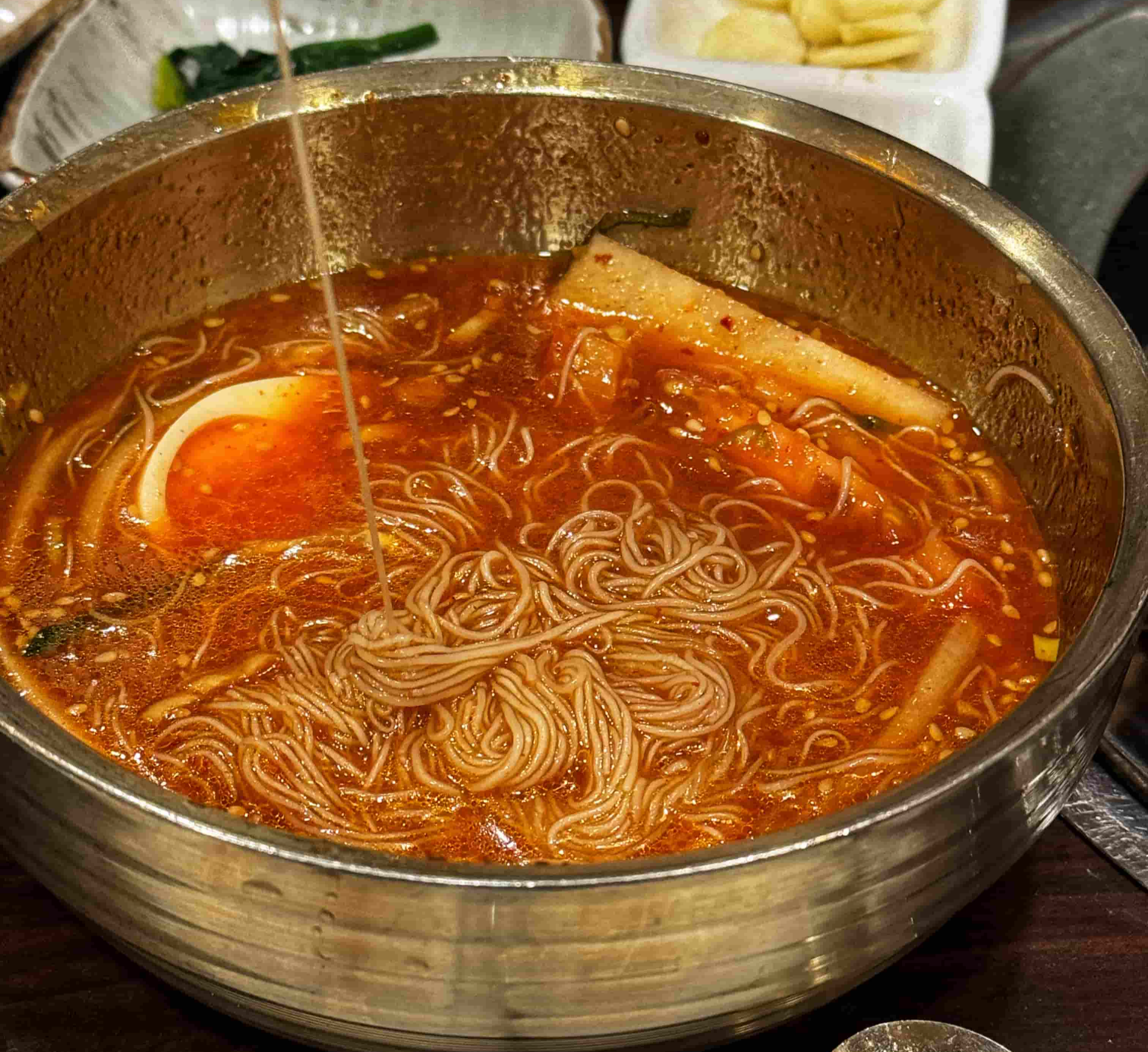 후식 물냉면 사진