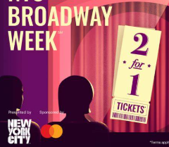 Broadway Week 2025, 뉴욕 브로드웨이 티켓 할인 쿠폰 코드